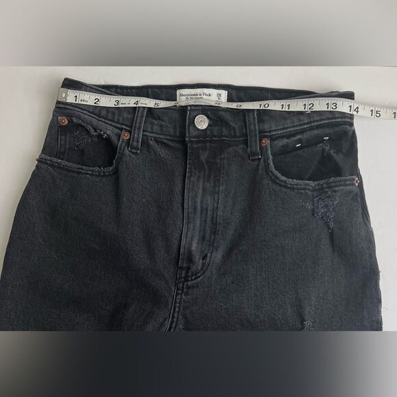 Abercrombie & Fitch The 90's Straight Leg Ultra High Rise Curve Love - Picture 8 of 9